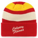 zadní strana zimní čepice CALGARY FLAMES ´47 BRAND CLUBHOUSE JENNINGS RD