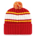 zadní strana zimní čepice CALGARY FLAMES ´47 BRAND PLATEAU RD