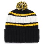 zadní strana zimní čepice PITTSBURGH PENGUINS ´47 BRAND PLATEAU BK