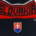 detail loga na zimní čepici SLOVAKIA ´47 BRAND STYLUS NY