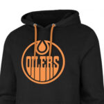 Detail loga na mikine EDMONTON OILERS ´47 BRAND HELIX PULLOVER JBI