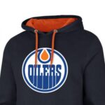 detail loga na mikině EDMONTON OILERS ´47 BRAND BALLPARK NY